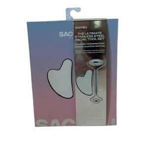 NIB. SACHEU The Ultimate Stainless Steel Facial Tools Face Gua Sha